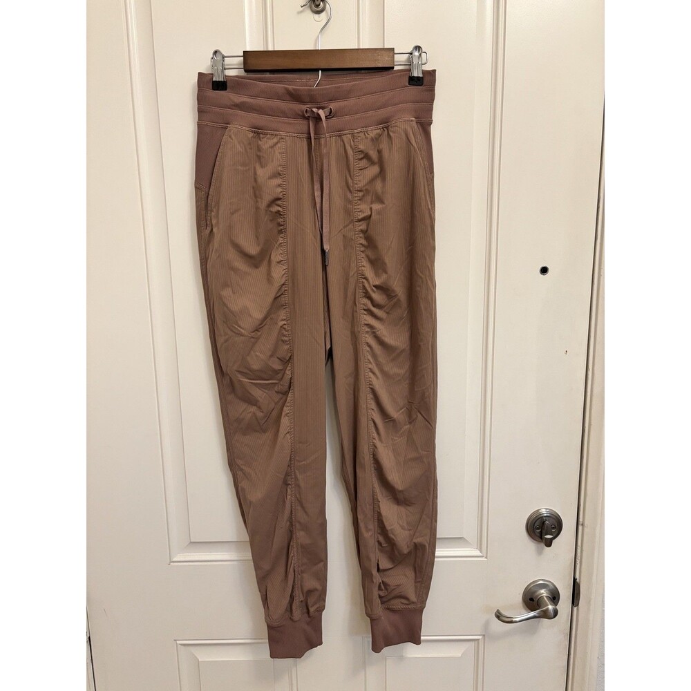 Lululemon Dance Studio Jogger Pants Women’s 6 Brown Spanish Oak Stretch Tapered
